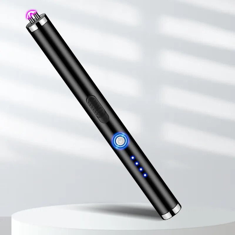 compact emergency power supply with LED light | USB rechargeable, lightweight &amp; ideal for on the go