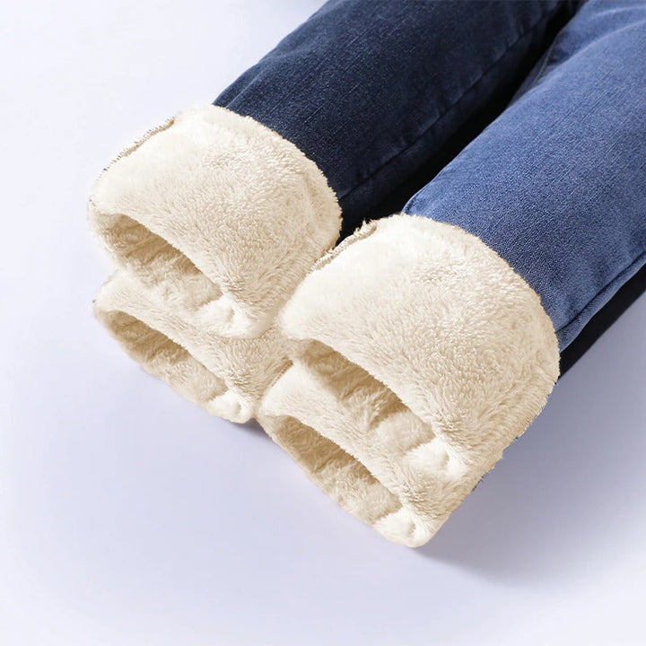 WinterFlexJeans™ lined women’s winter jeans | high waist | slim fit &amp; warming fleece | windproof &amp; comfortable